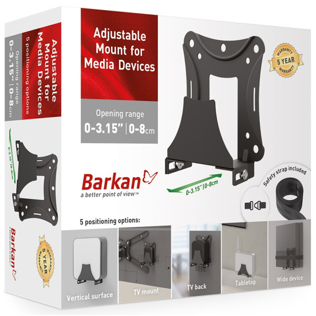 Barkan BM80 – uchwyt ścienny do urządzeń multimedialnych