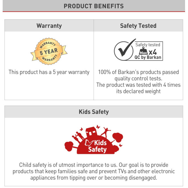 Półka AV pod telewizor 2 w 1 z mocowaniem na soundbar na uchwycie vesa