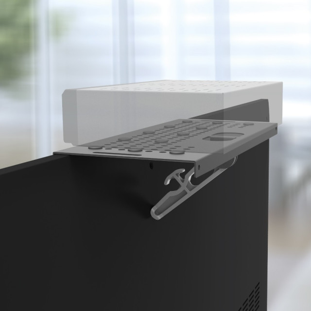 Metalowa półka/stolik na telewizor na komponenty AV