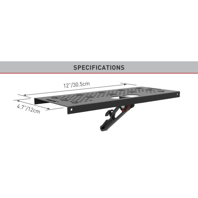 Metalowa półka/stolik na telewizor na komponenty AV