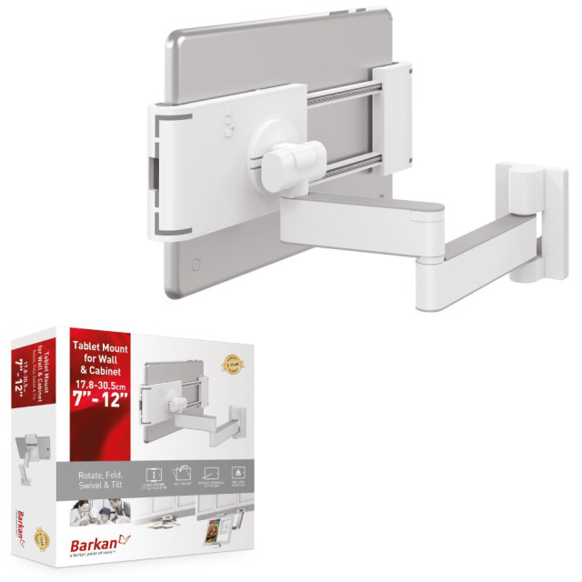 Uchwyt ścienny obrotowy do tabletu 7-12" z regulacją pozycji