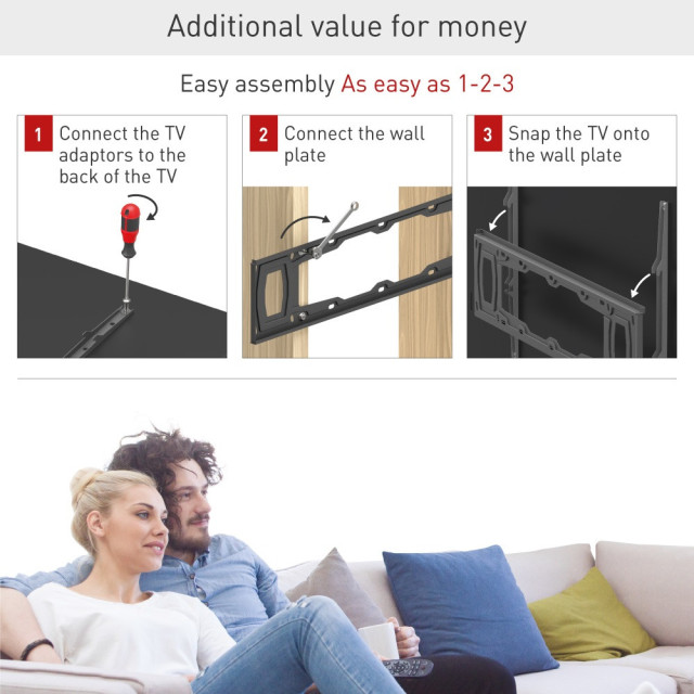 Barkan uchwyt ścienny slim do TV 13-90" 60 kg