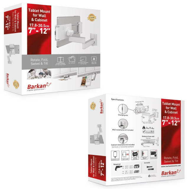 Barkan T54 – uchwyt ścienny do tabletu 7–12″