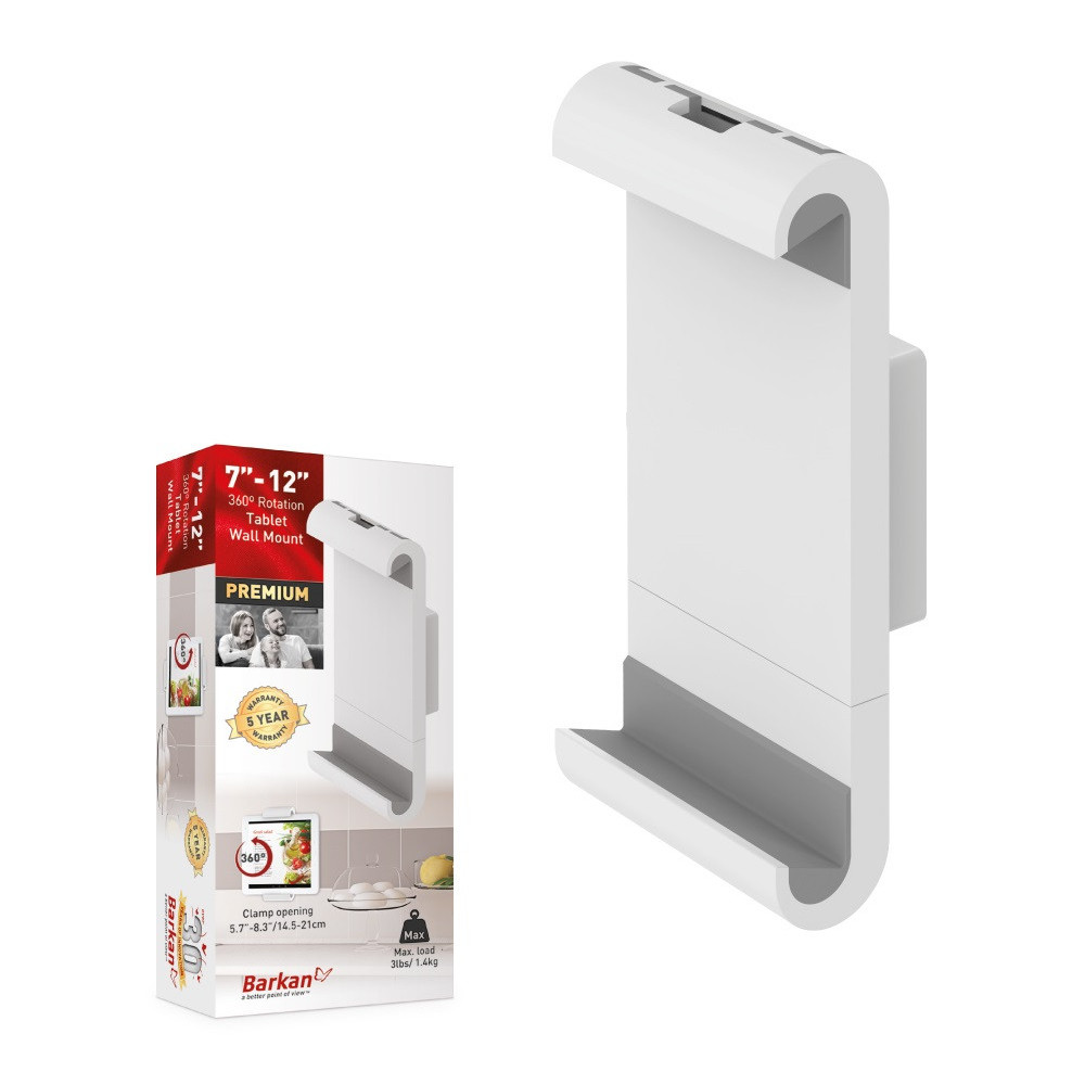 Uchwyt ścienny obrotowy do tabletu 7-12"