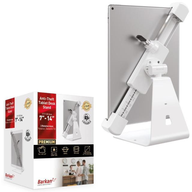 Barkan T71HL uchwyt biurkowy do tabletu 7-14"