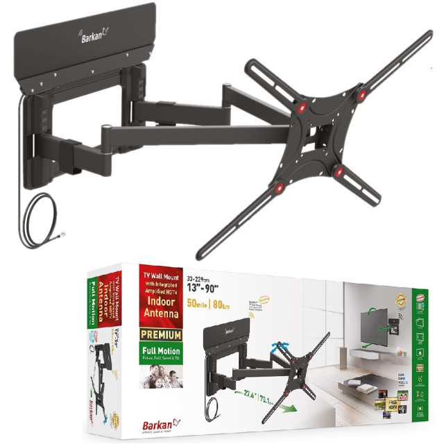Barkan VTM464L – uchwyt TV z anteną HDTV 13–90″
