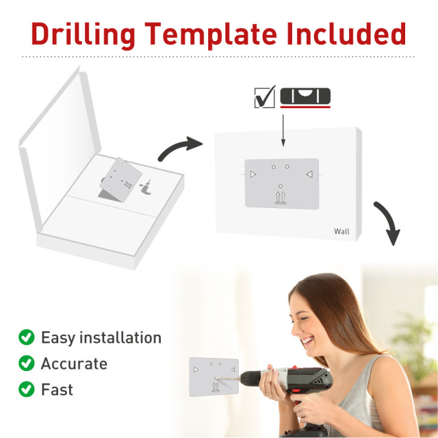 Barkan VTM464L uchwyt ścienny z anteną HDTV