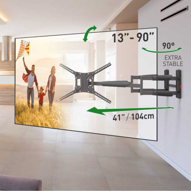 Barkan BM466XP – uchwyt TV Full Motion 13–90 cali
