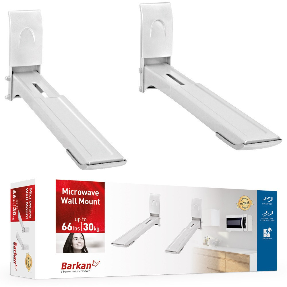 Półka ścienna na mikrofalówkę regulowana 29-42cm