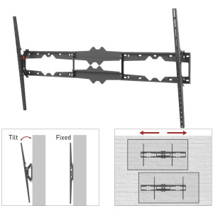 Barkan BM510 Uchwyt TV 55-115" Uchylny 2w1 120kg