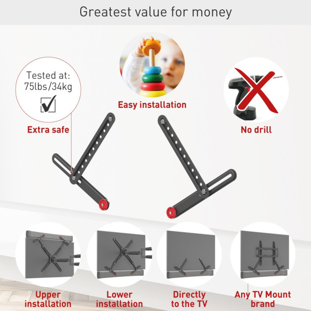 Barkan E820 uchwyt do soundbara pod TV VESA