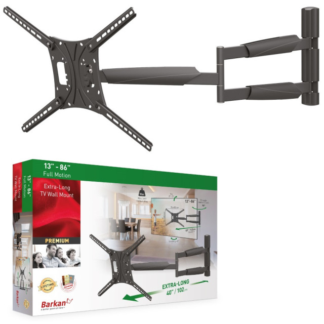 Barkan BM443XL Uchwyt ścienny do TV 13-86" 60kg